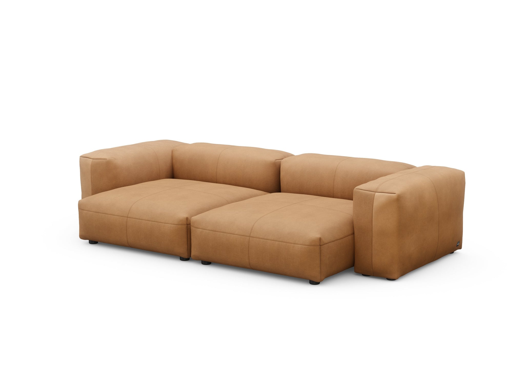 Vetsak Two Seat Sofa L Leather brown
