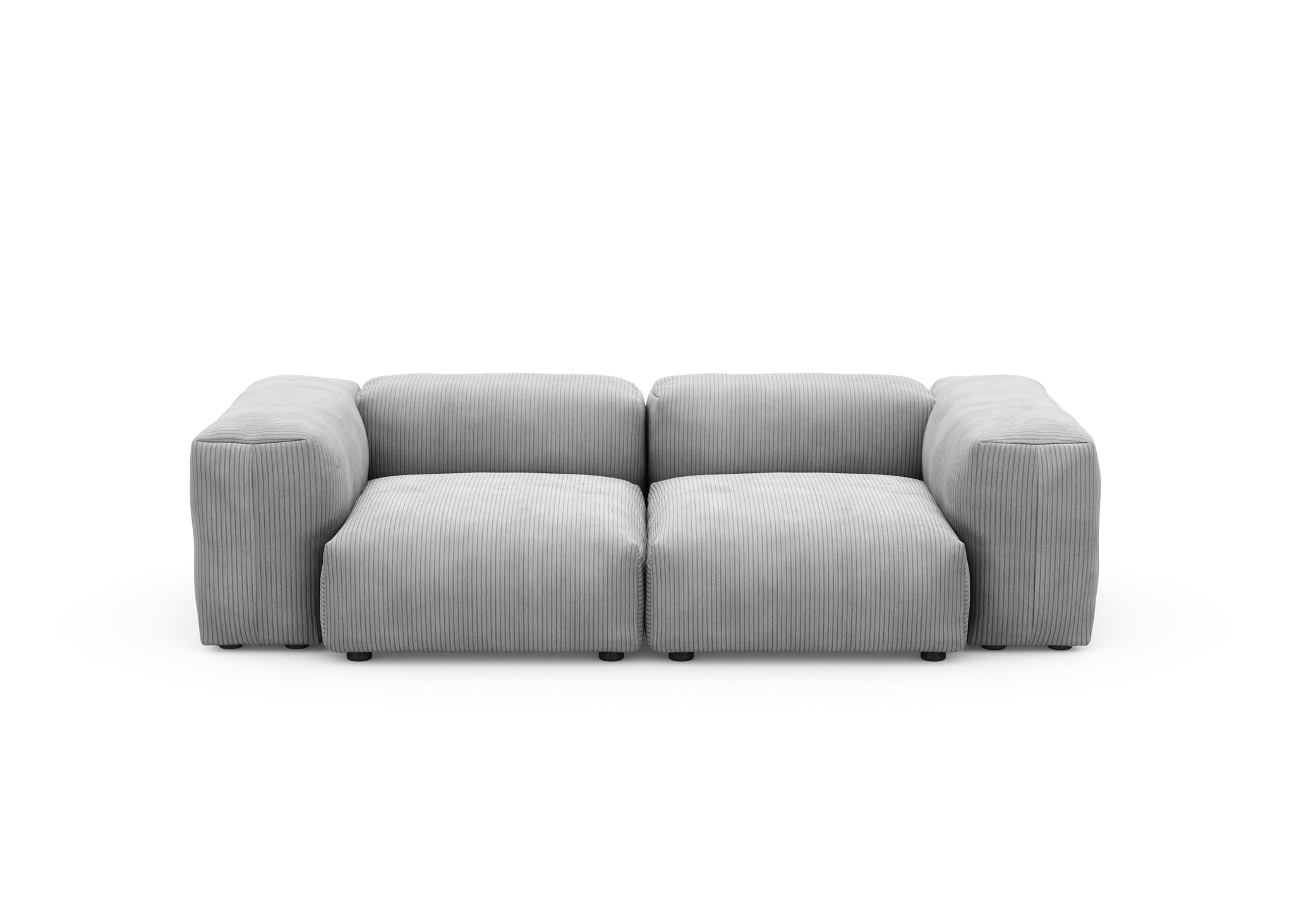 Vetsak Two Seat Sofa S Cord Velours light grey