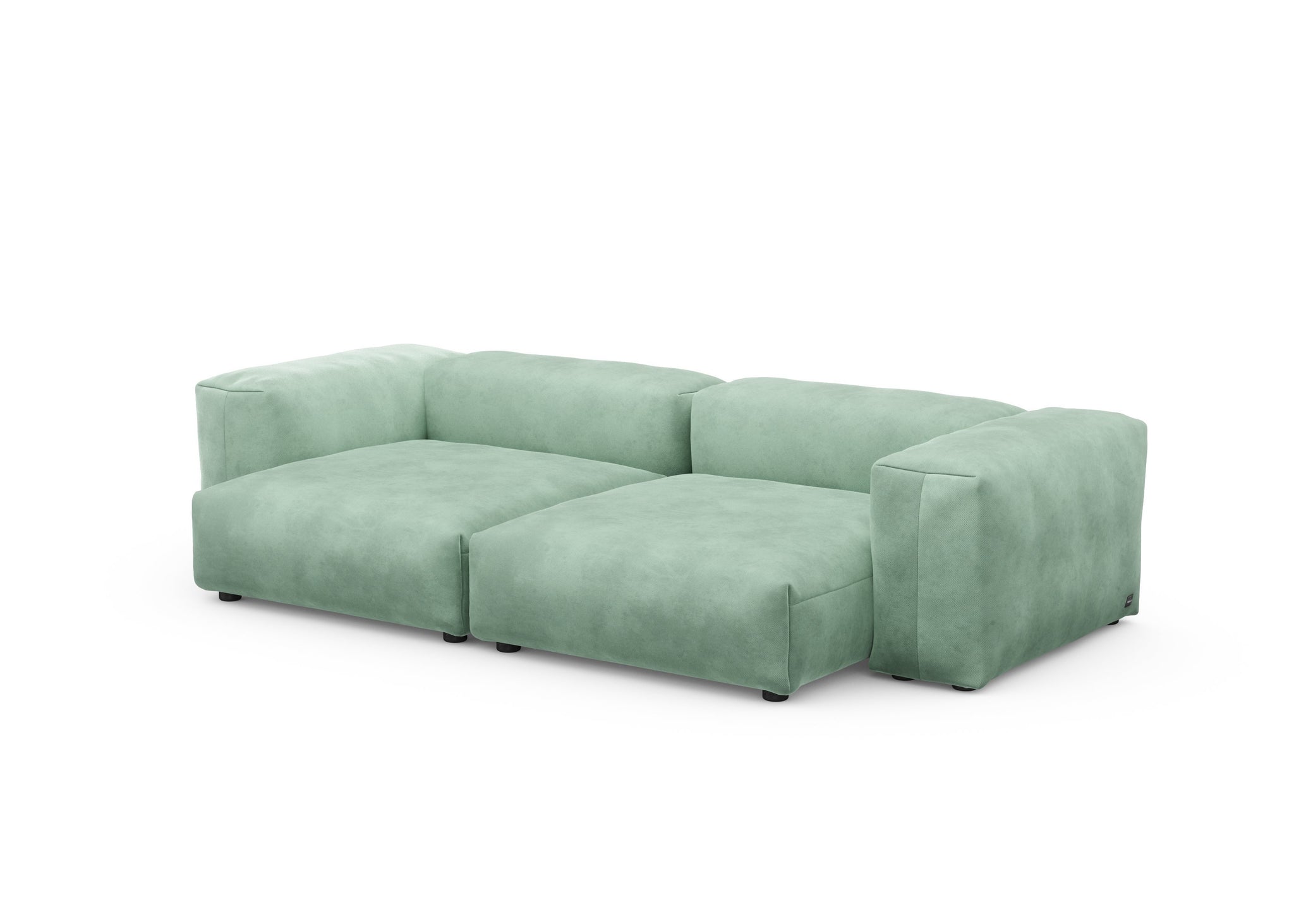 Two Seat Sofa L Velvet mint