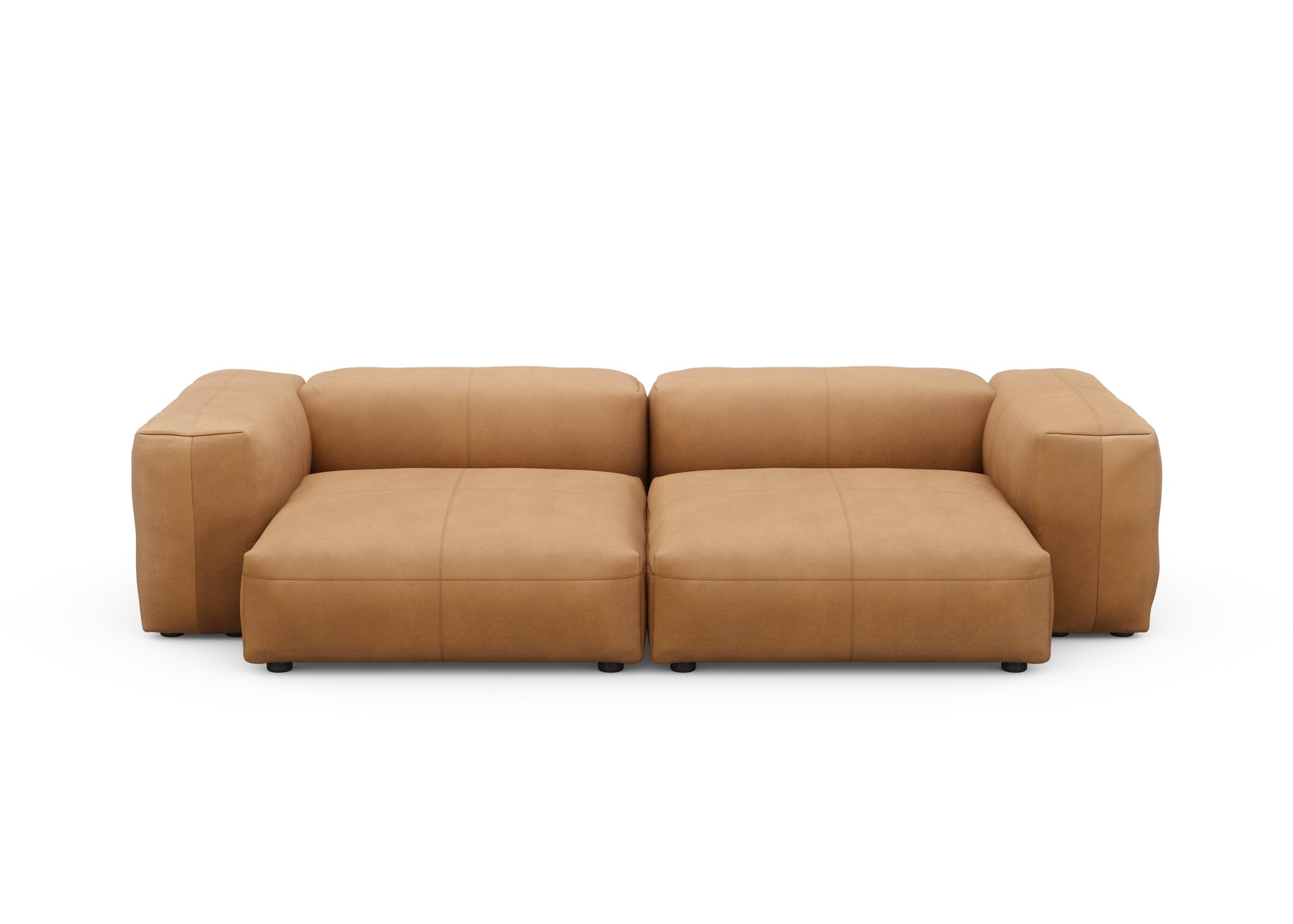 Vetsak Two Seat Sofa L Leather brown