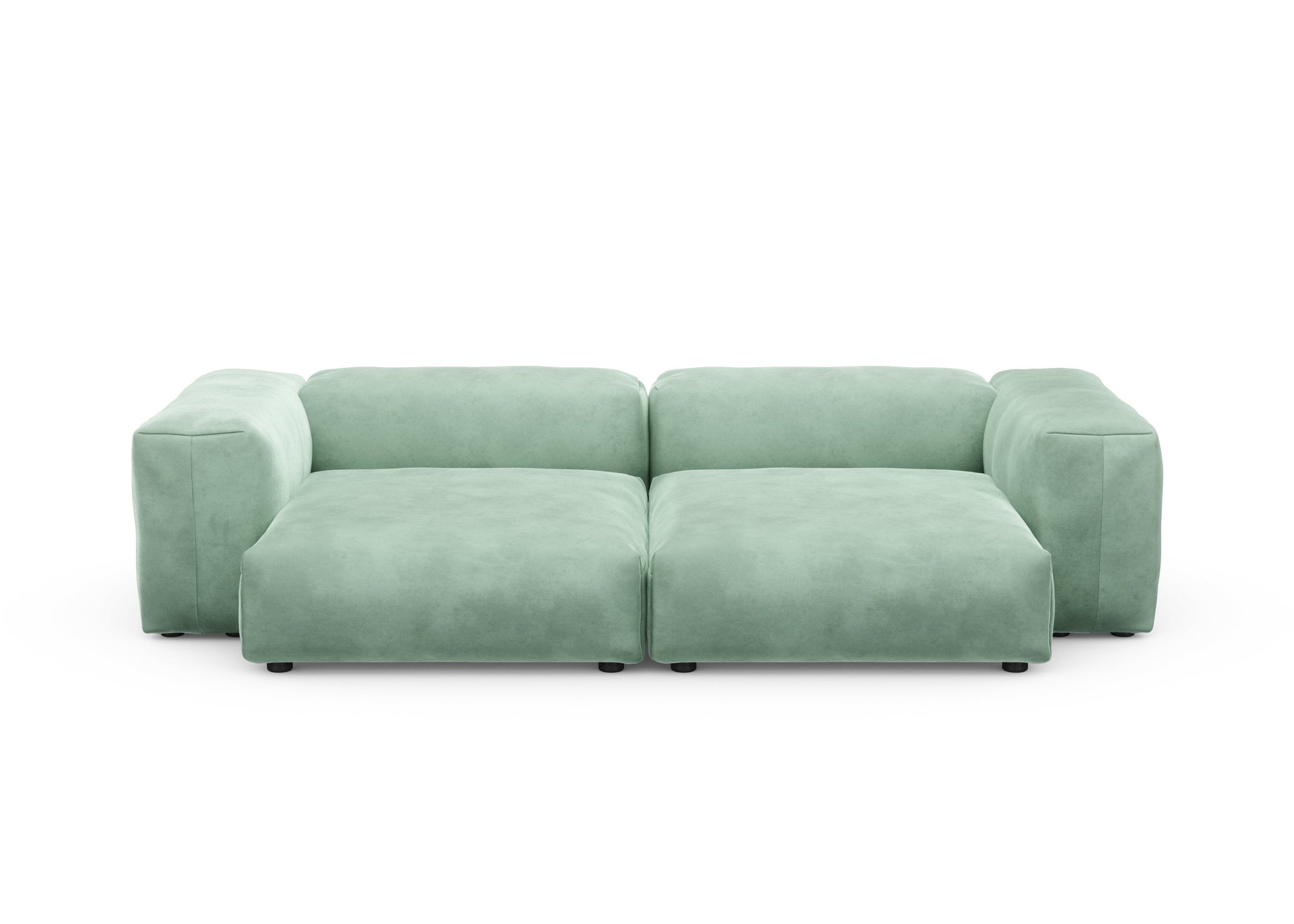 Two Seat Sofa L Velvet mint