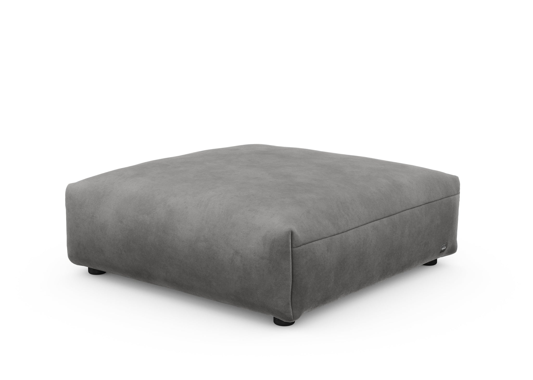 Vetsak Sofa Seat 84x84 Velvet dark grey
