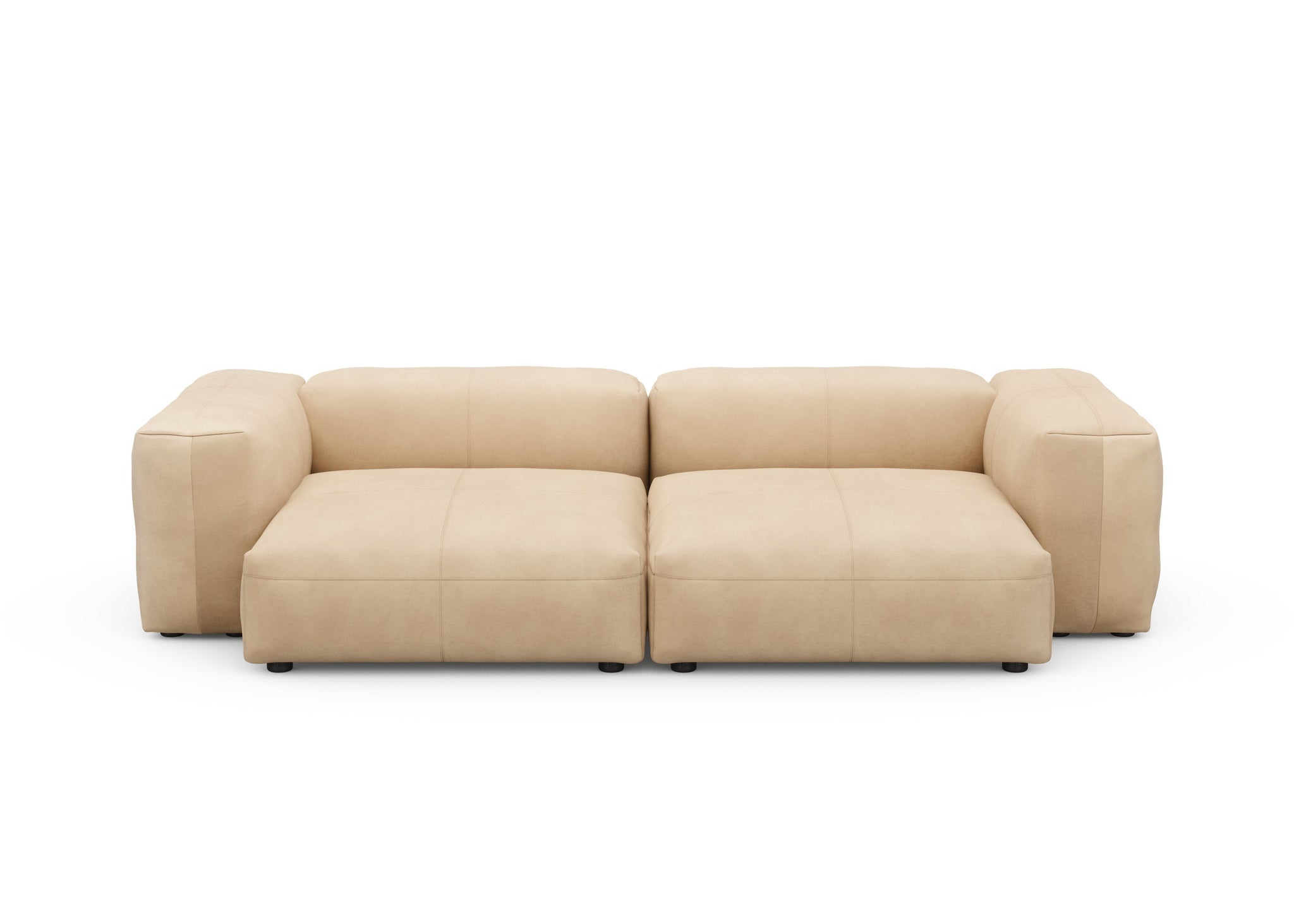 Vetsak Two Seat Sofa L Leather beige